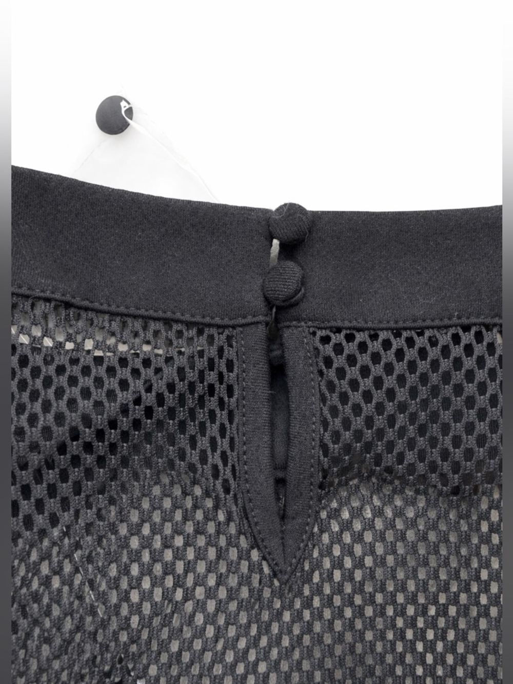 INC Black Mesh Sleeveless Tank Top NWT - Picture 8 of 8
